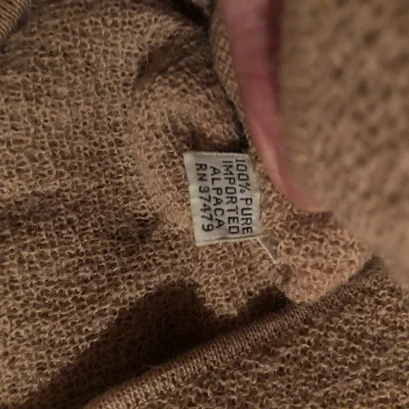 Vintage Neiman Marcus 100% Alpaca Sweater S - Picture 4 of 5